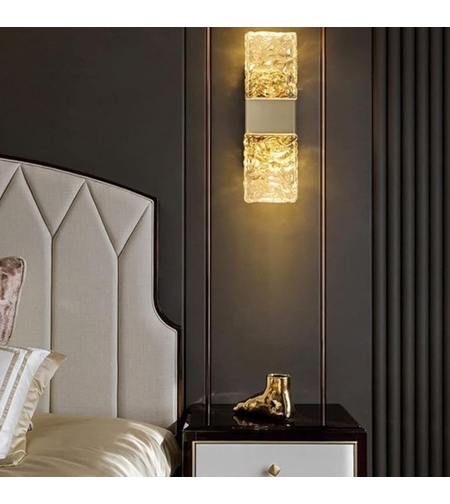 LED стенен аплик 3W – матирано злато и елегантен модерен дизайн