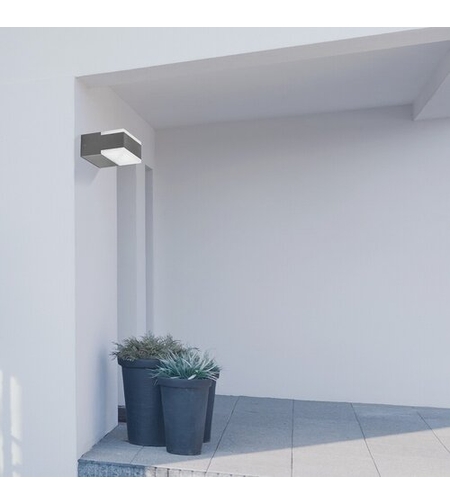 Модерен външен LED аплик Bona 9W – стилно двупосочно фасадно осветление