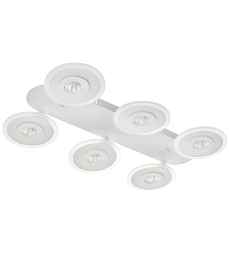 Модерен LED полилей 126W – бял цвят, Smart управление и висока светлосила