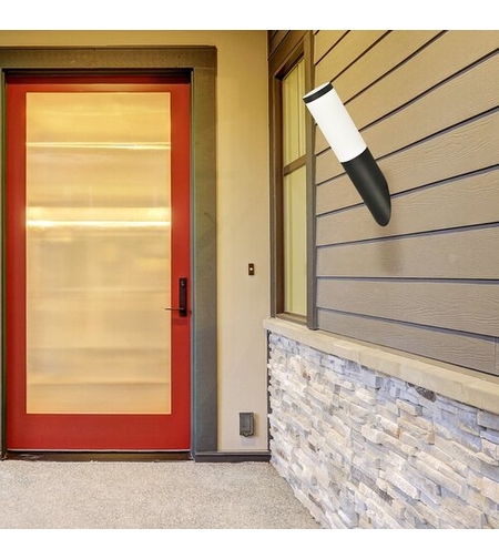 Модерен външен аплик Black Torch E27 – стил и елегантност за фасади с IP44 защита