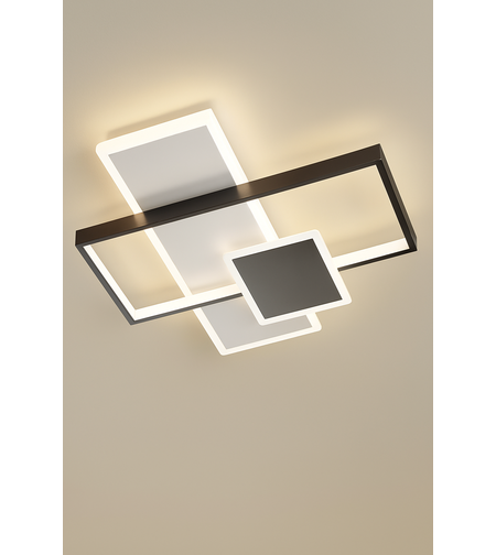 Съвременен LED таванен плафон 140W с димиране и регулиране на цветната температура