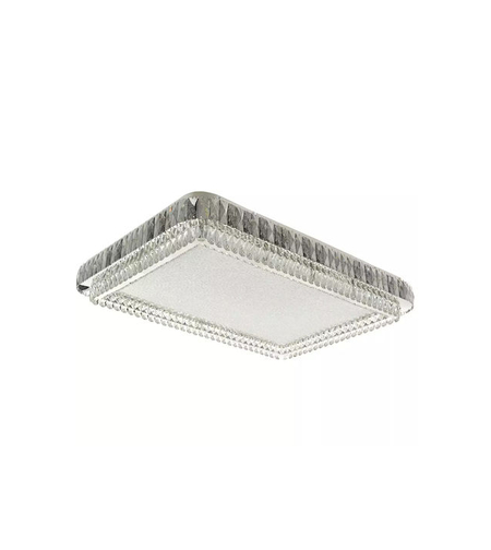 Модерен кристален LED полилей в хром с дистанционно – 400W