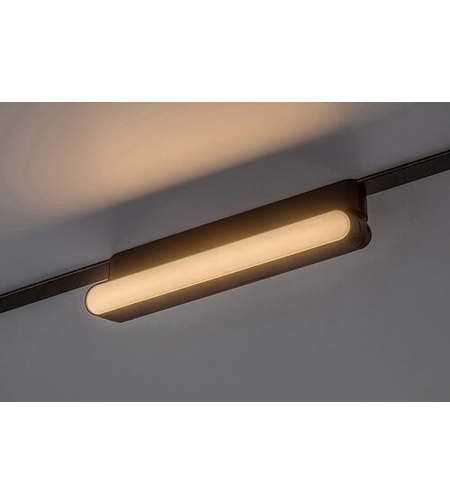 LED релсово осветление – 12W, топло бяло 3000K, черен алуминий