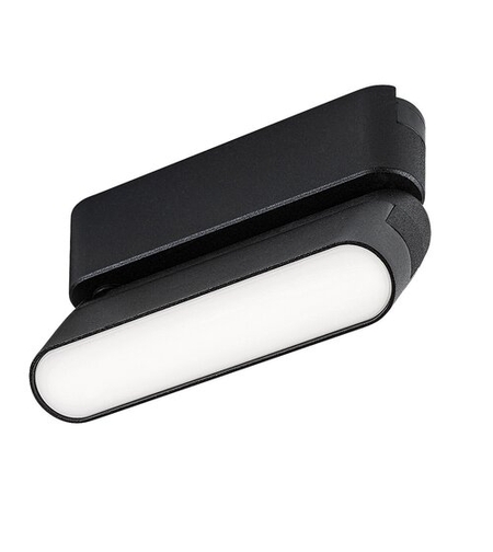 LED релсово осветление – 6W, естествено бяло 4000K, черен алуминий