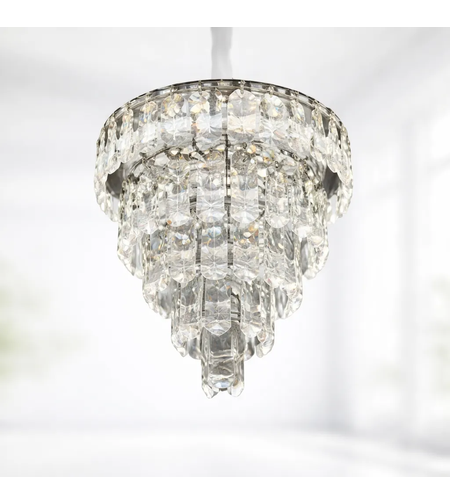 Кристален плафон 60W LED модерен таванен