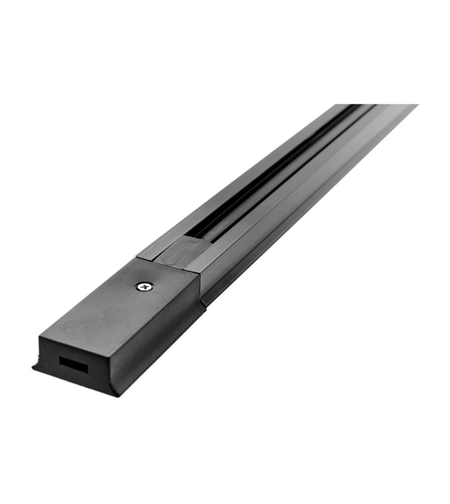 Алуминиева релса - шина за релсово осветление –1 m, черна