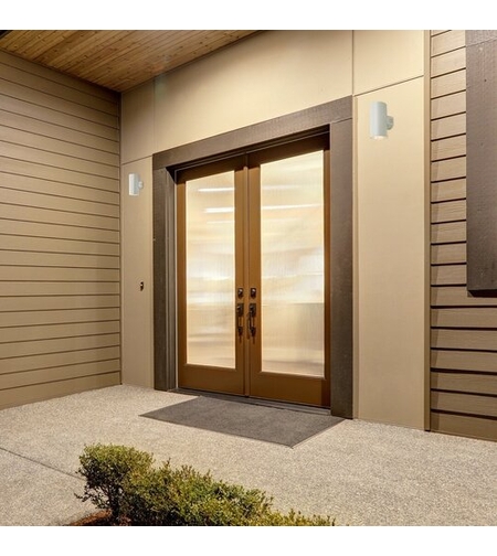 Външен LED аплик Urfa 18W в бял цвят – мощно и регулируемо фасадно осветление