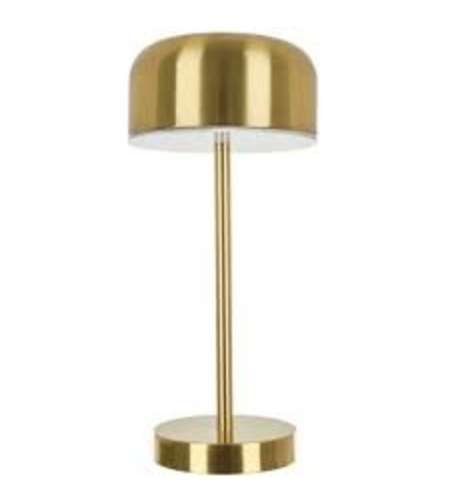 LED настолна лампа 9W – мат злато, сtouch управление, 2700–6500K