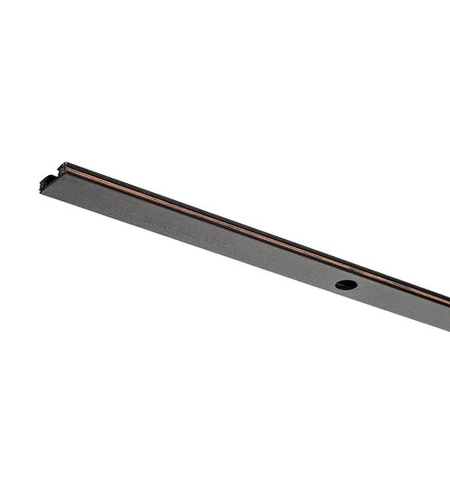 Алуминиева релса - шина за релсово осветление – 1 м, черен цвят, DC 24V