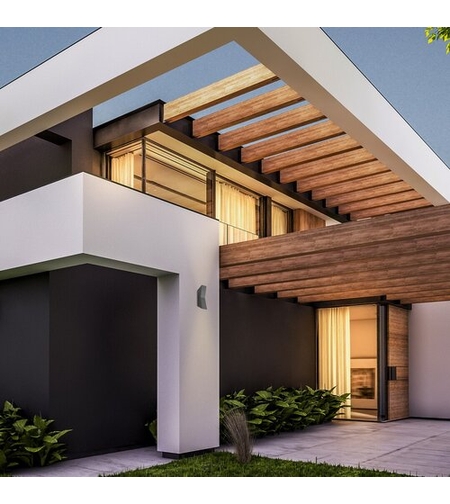 Модерен външен LED аплик Temse 6W – елегантно фасадно осветление с IP65 защита