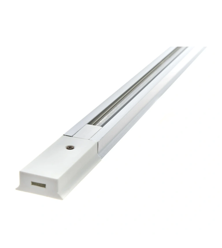 Бяла алуминиева релса – шина за релсово осветление – 1m