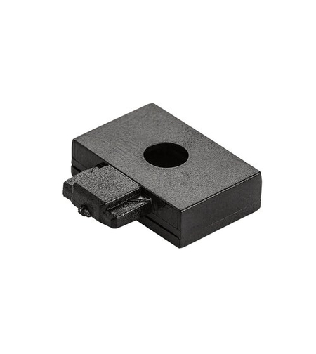 Крайна капачка за релсово осветление – черна, пластмасова