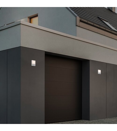 Модерен бял LED аплик Gimone 10W – елегантно вертикално фасадно осветление