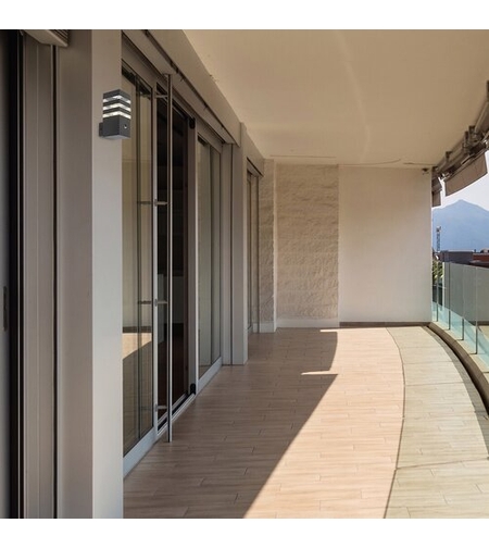 Умен външен аплик Ankara E27 със сензор за движение – антрацитен дизайн и IP44 защита