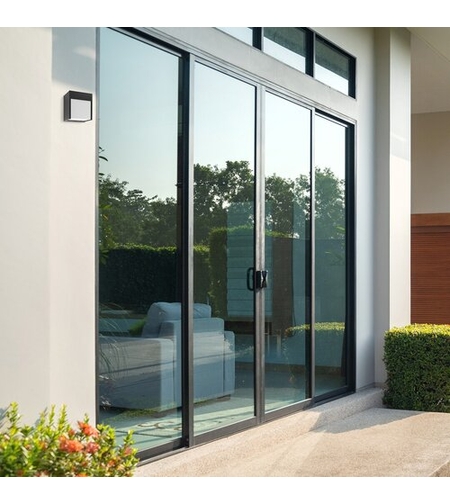 Модерен черен LED аплик Balimo 12W – елегантно фасадно осветление с естествена светлина