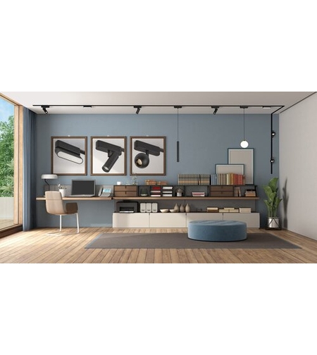 Модерно LED релсово осветление – 6W, естествено бяло 4000K, черен