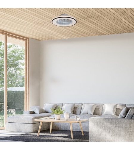 Мултифункционален LED таванен плафон с вентилатор, звезден ефект и регулируема цветна температура