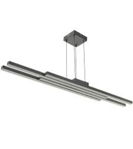 Smart LED полилей 40W – модерен черен дизайн и регулируема височина