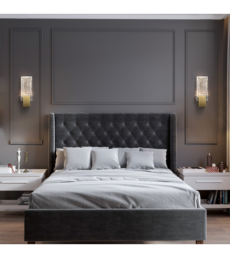 LED стенен аплик 3W – матирано злато и модерен елегантен дизайн