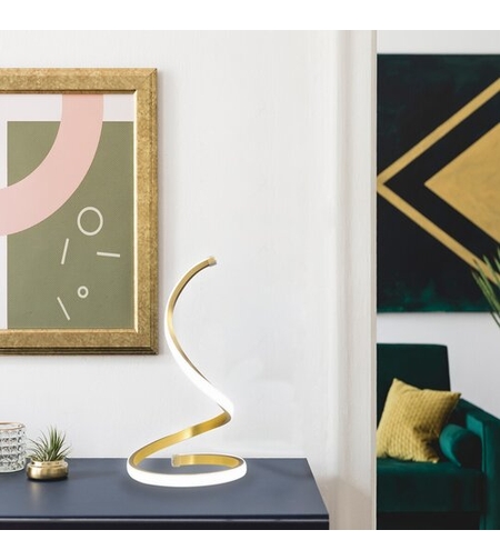 Елегантна настолна LED лампа в златен цвят – 3500K–4500K, 200 lm