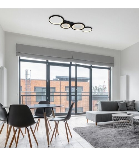 Модерен LED плафон с регулиране на светлината