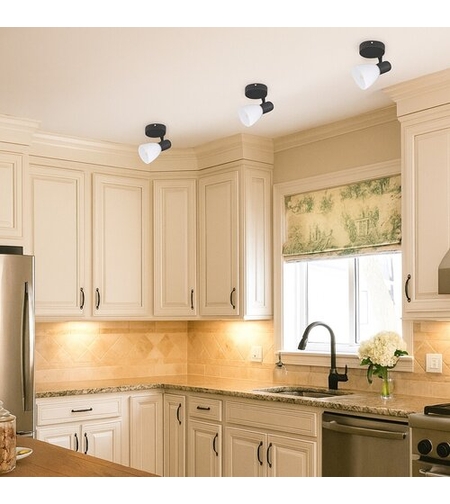 Спотчерен метал и бяло стъкло, 1xE14, 40W