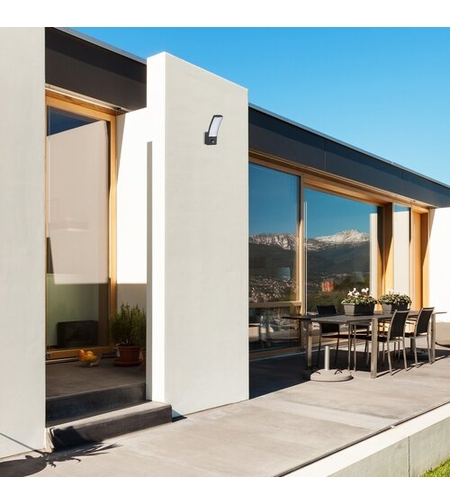 Външен LED аплик Palanga 12W с датчик за движение и топло бяла светлина