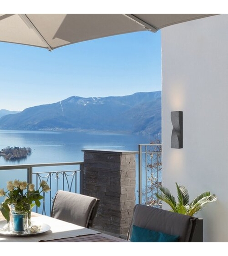 Модерен външен LED аплик Follina 11W – стилно фасадно осветление с IP65 защита