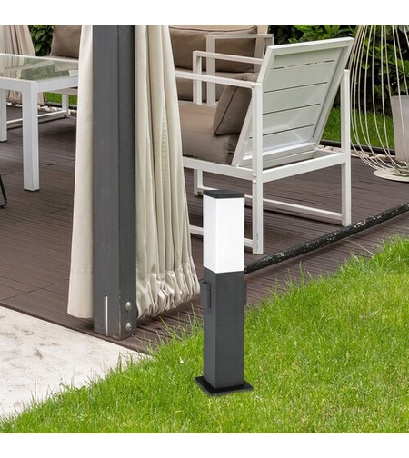 Модерен външен стълб Bonn E27 – елегантно градинско осветление с IP44 защита