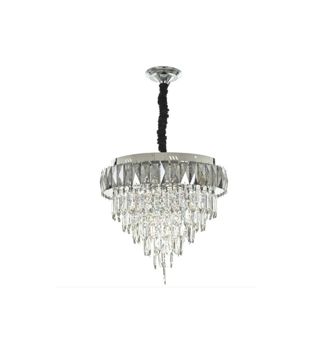 Кристален LED полилей хром с дистанционно