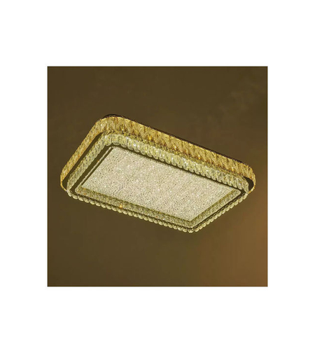 Луксозен LED полилей от метал и кристал – хром, 288W,   с дистанционно управление