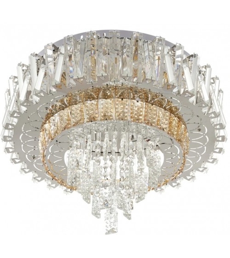 LED полилей 70W,хром, метал и кристал, RGB, дистанционно управление