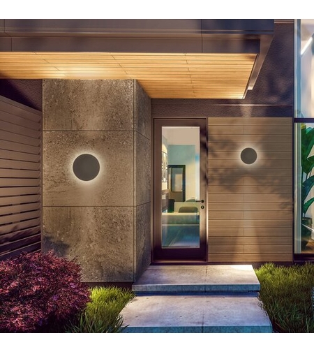 Модерен външен LED аплик Rust 15W – регулируема цветна температура и IP65 защита в кафяв цвят