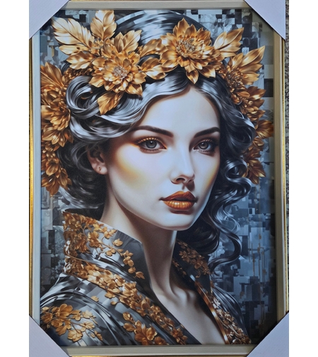 Златната Императрица – луксозен арт портрет