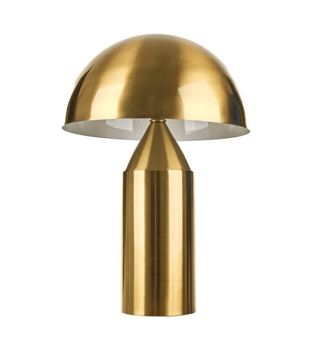 Настолна лампа в меден цвят – елегантен метален дизайн с класическа визия