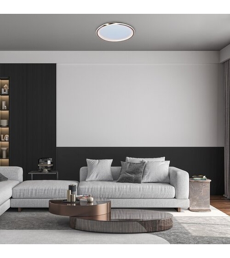 Модерен LED плафон 40W – златен топла светлина 3000K