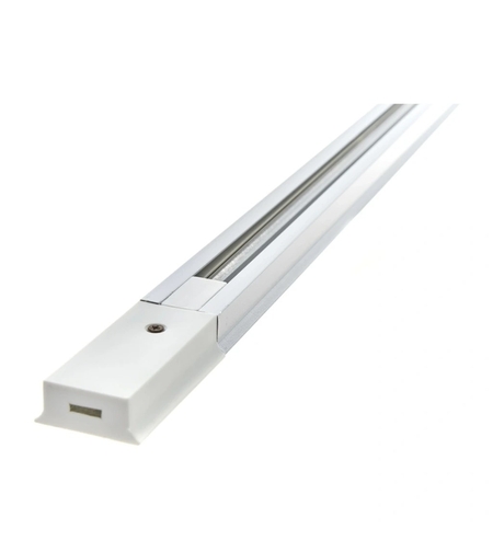 Алуминиева релса - шина за релсово осветление – 1 m, бяла