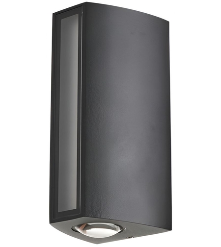 Външен LED аплик 6W – модерен черен дизайн с неутрална светлина