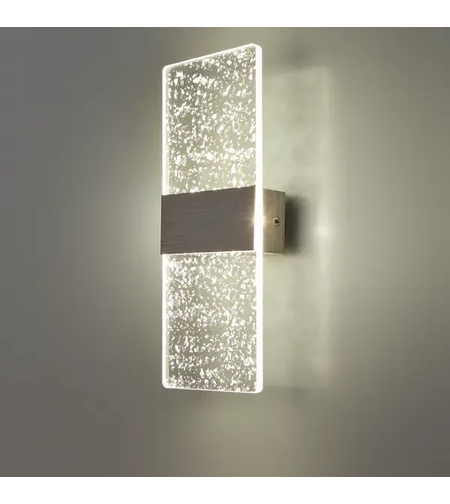 Модерен LED аплик 3W – мат хром и регулируема светлина от топло до студено бяло