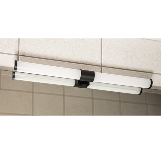 LED осветително тяло за баня 8W, IP44, 4000K, черен корпус