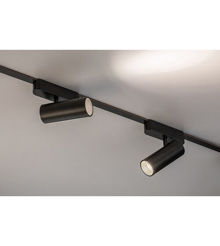 Модерен LED релсов спот – 10W, естествено бяло 4000K, черен алуминий