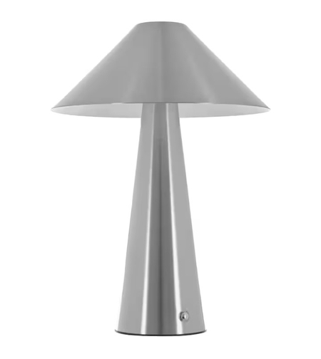 Настолна LED лампа с touch управление и USB порт – мат хром