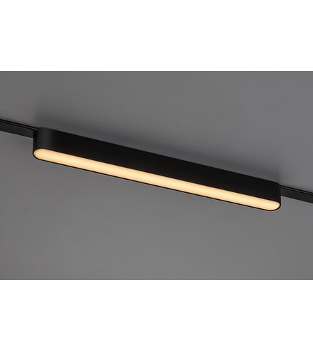 LED релсово осветление – 16W, топло бяло 3000K, черен алуминий