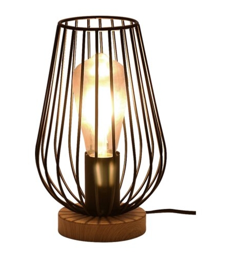 LED филаментна крушка ST65, 4W, E27, 2200K, топло бяло, кехлибарено стъкло