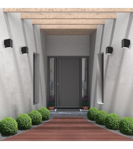 Компактен външен LED аплик Urfa 9W с регулиране на светлината – модерен, практичен и надежден