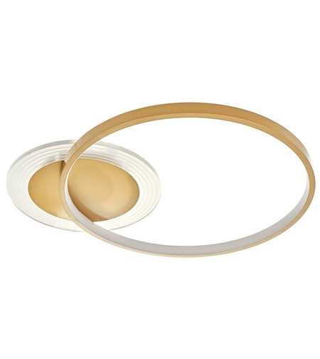 LED таванен плафон 58W – матирано злато със Smart управление и димиране