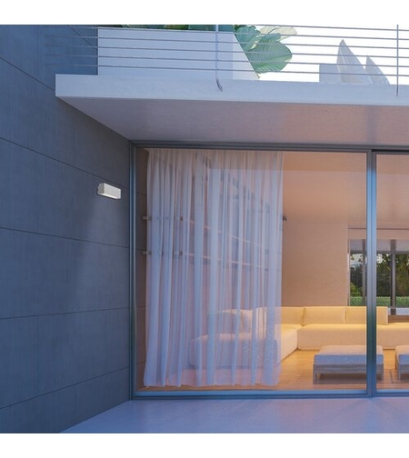 Модерен бял LED аплик Mataro 10W – елегантно фасадно осветление с естествена светлина