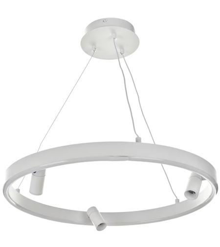 LED висящ полилей 83W със смарт управление, бял