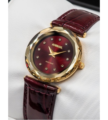 Jowissa Faced Sapphire Crystal Red
