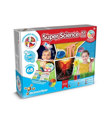6 in 1 Super Science Kit I. Образователна игра за деца